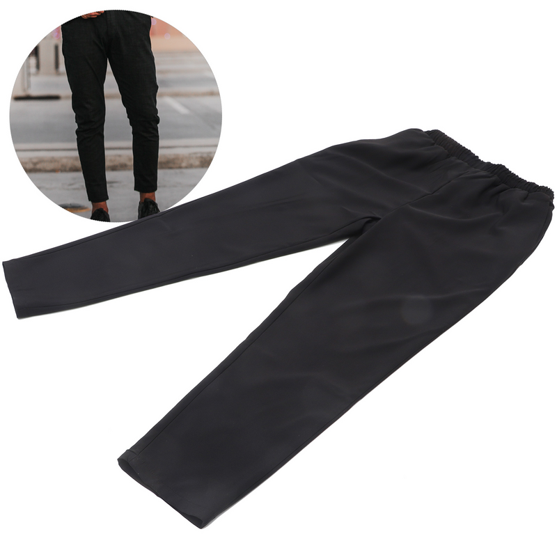 Пара спецодежды шеф-повара, прочные брюки из дышащего материала, штаны для шеф-повара, размер XXL (черный), филиппинское обслуживание