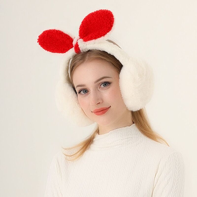 Dobrável Windproof Plush Ear Cover, Cute Ear Warmer, Earmuffs de equitação ao ar livre, Proteção fria, Inverno