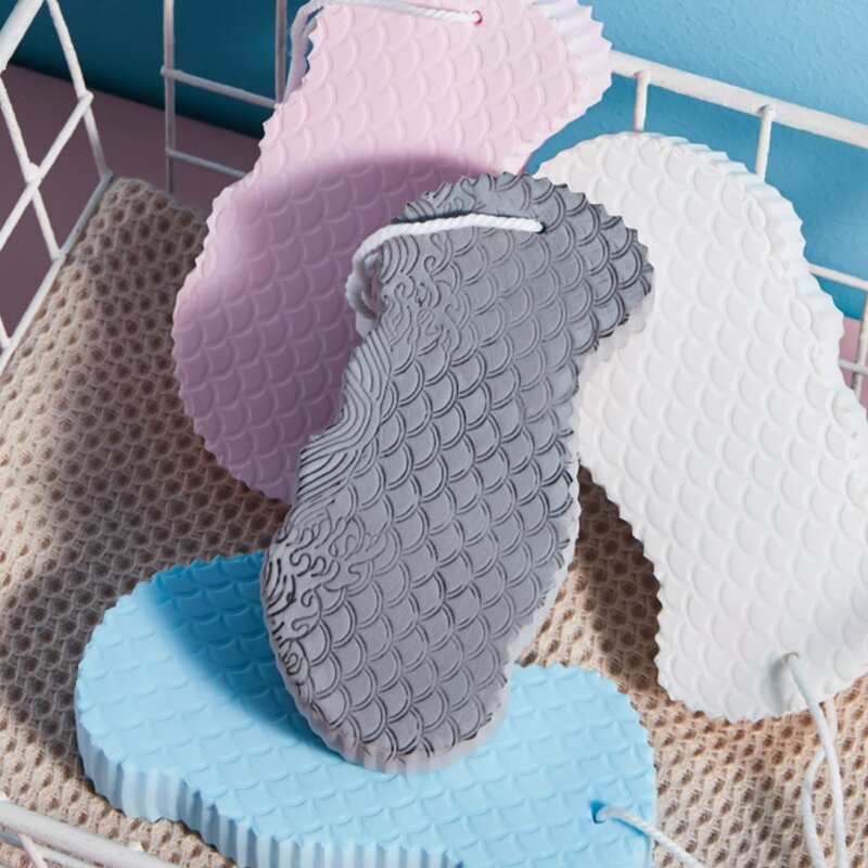 2pcs Bath Sponge Body Scrubber Shower Cleaning for Baby Adults Exfoliating Scrub Skin Cleaner