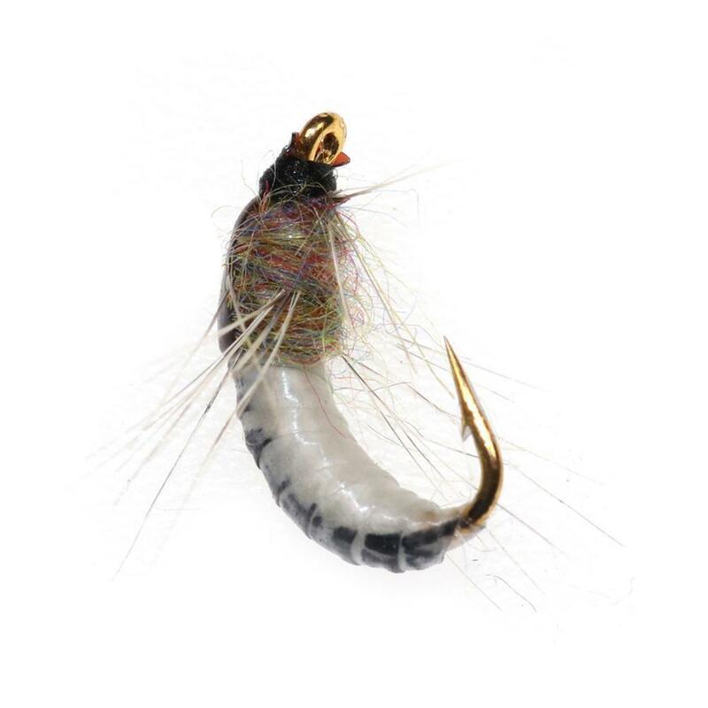 Isca de inseto realista para truta e beadhead, isca de pesca, inseto artificial, ninfa, Scud Fly, resistente, molhado sortimento voa, isca, B3Y3