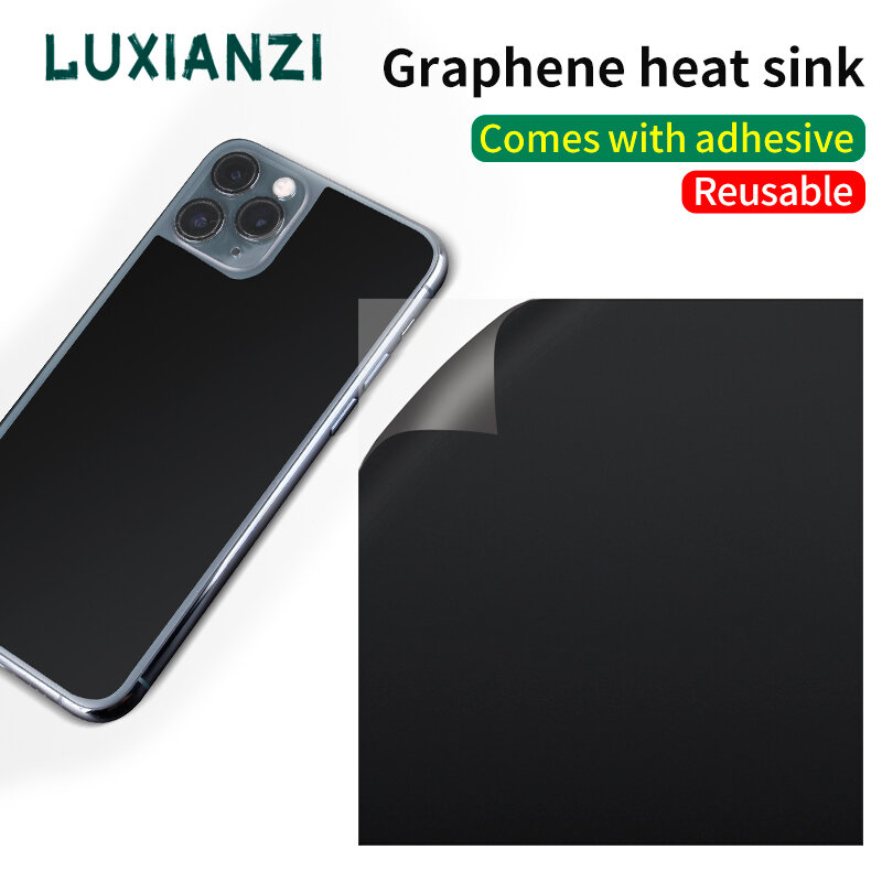 LUXIANZI Heatsink memori Notebook Graphene 180*300mm untuk game ponsel Laptop GPU Radiator pendingin RAM memori bantalan termal