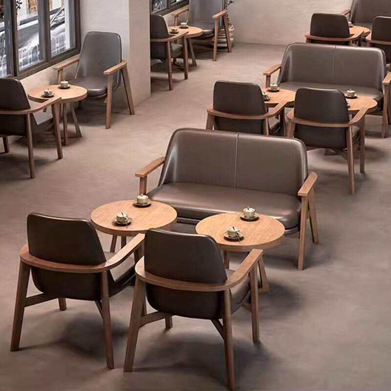 Café kayu set perabotan Salon Modern kombinasi ruang tamu Pusat konsol meja panas Stoliki Kawowe furnitur taman