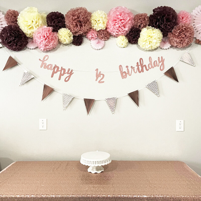 Тканевый цветочный шар ручной работы для вечерние НКИ, декоративный бумажный помпон, Свадебный Декоративный декор для детского дня рождения