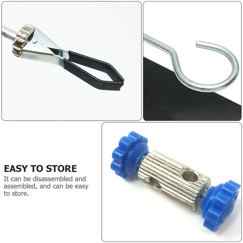 Mini Eisenst änder Labor Stütz werkzeug Metall Rack Ausrüstung Kit Ring liefert Miniatur halter Kondensator