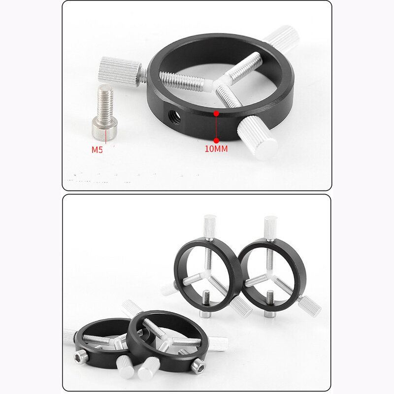 Star Pen Partners Ring, noir, un anneau, quatre vis, accessoires de télescope d'équilibrage, rainure à queue d'aronde courte, 37mm, nouveau produit