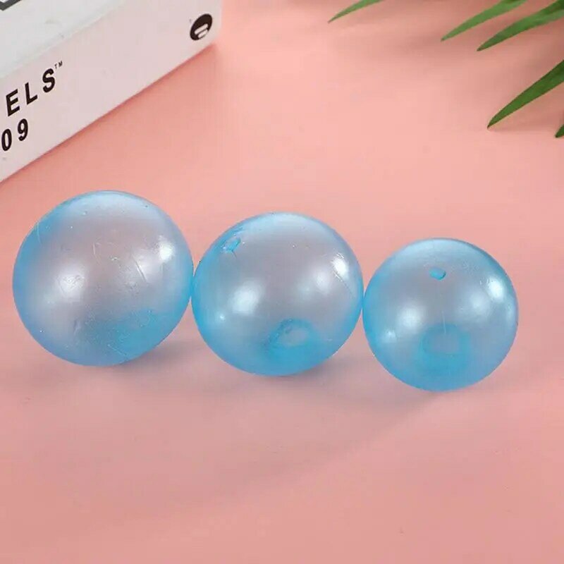 Glow In The Dark Balls Bouncy Light Up Sticky Squeeze Balls portatile Soft Fidgets Toys For soffitto Wall Kids Entertainment Balls