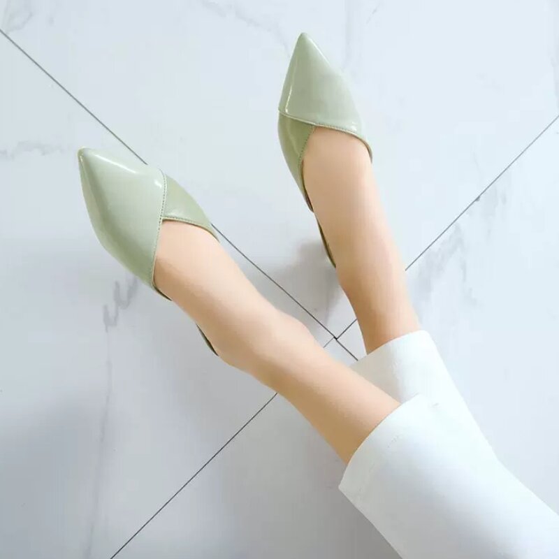 2024 spring and summer outside to wear slippers new pointy Korean version of fashion everything with lazy sandals women shoes