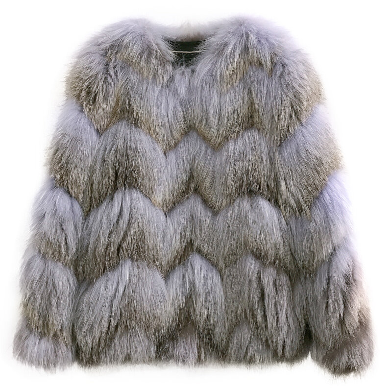 Novo casaco de pele de raposa importado casaco de pele de raposa casaco de pele de raposa de luxo