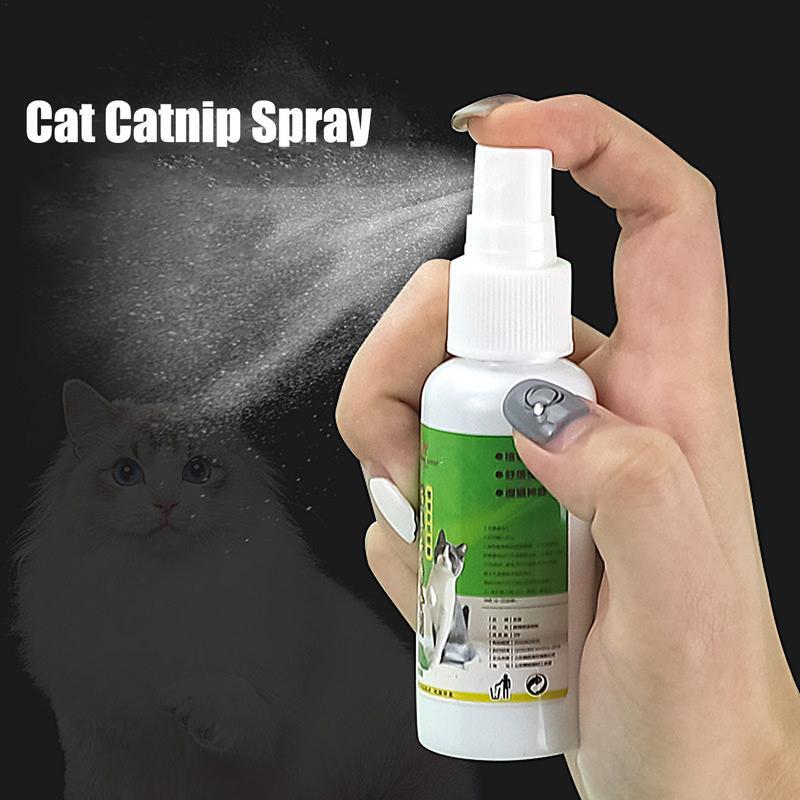 50ml Cat Catnip Spray Healthy Ingredients Catnip Spray For Kittens Cats & Attractant Easy To Use & Safe For Pets Gifts For Pets