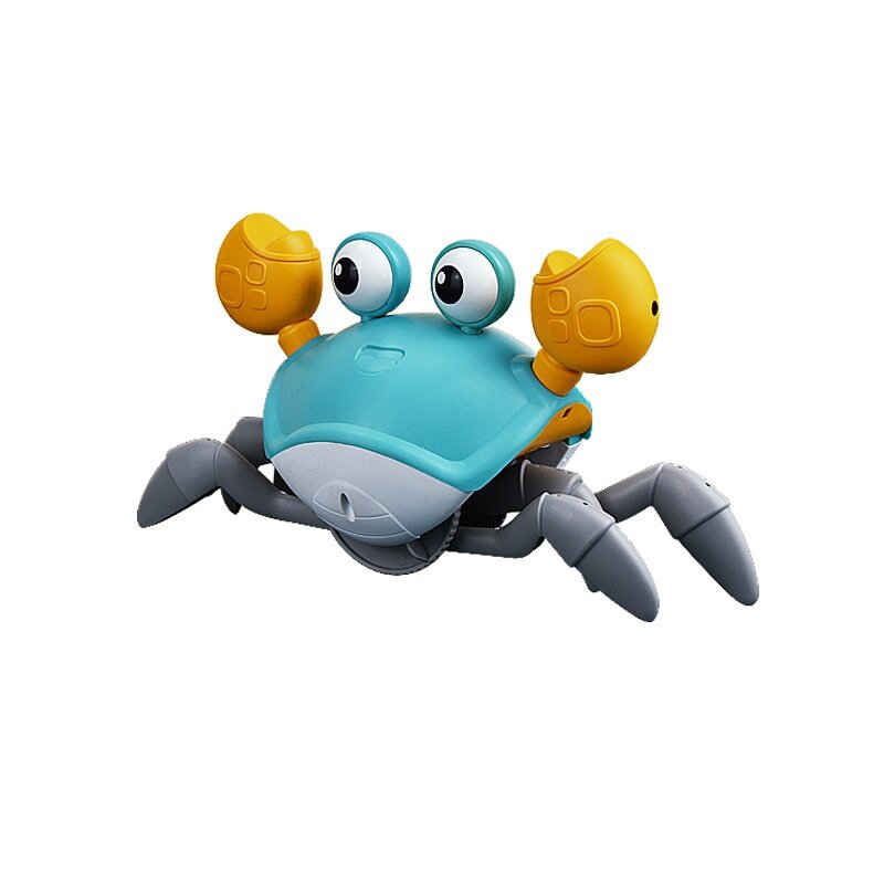 Rechargeable Escape Electric Crab Pet Musical Toys Children Birthday Gifts Interactive Toys