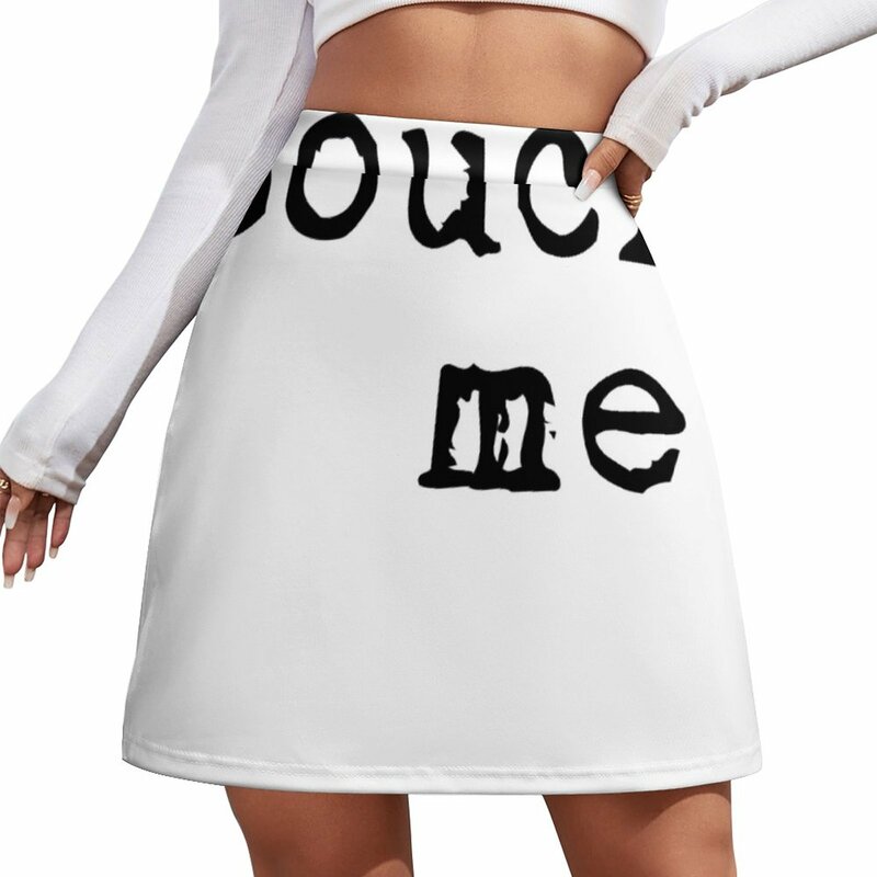 Touch Me Black on White Mini Skirt elegant dresses for women Evening dresses