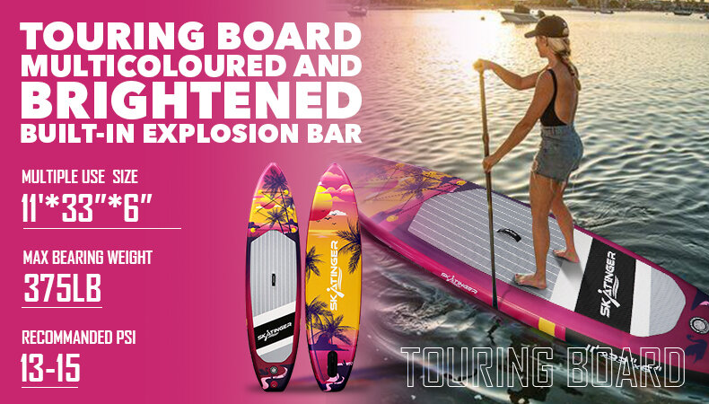 skatinger Customized Hot Sale Surf Board Inflatable Brands Air Surfboard Supboard Sup Paddle Board Sup for Adult