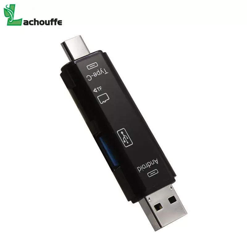 Высокоскоростной USB 3,0 TF кард-ридер 3 в 1 тип-c OTG кардридер Micro USB флэш-адаптер разъем низкая цена
