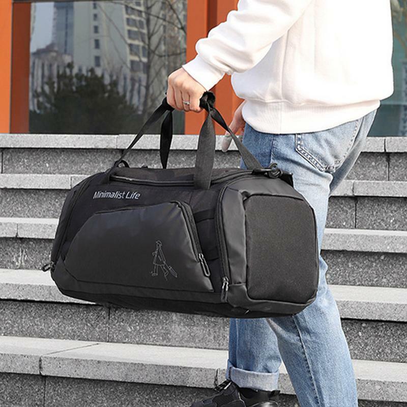 Large Nylon Tote Bag Waterproof And Anti-Scratch Gym Duffel Bag Sports Duffel Bag Travel Women With Shoe Compartment Gift For
