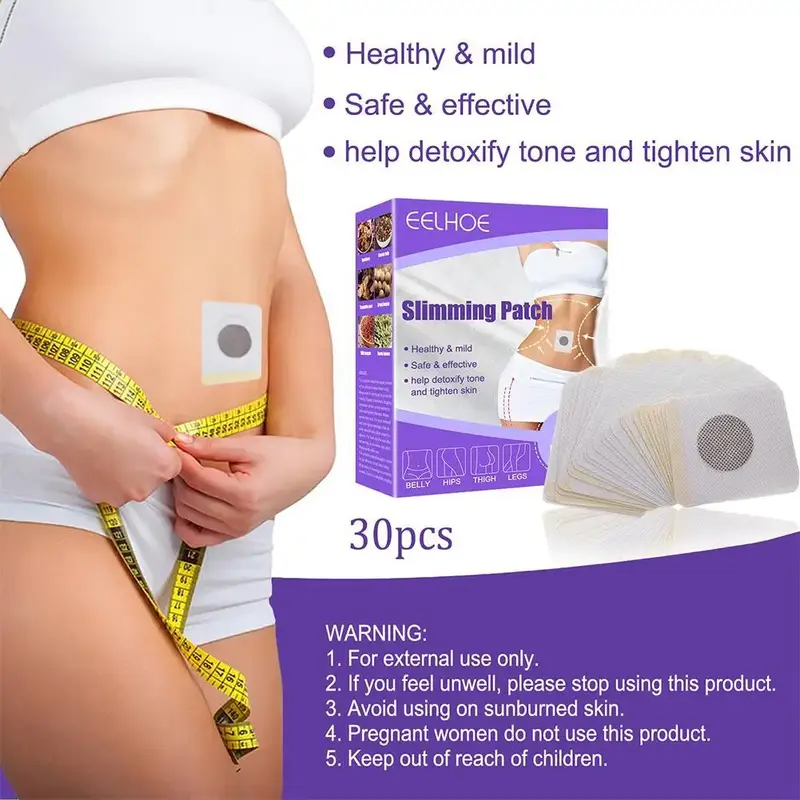 60pcs Weight Loss Slim Patch Navel Sticker Effective Slimming Product Fat Burning Detox Belly Waist Plaster Dropshipping