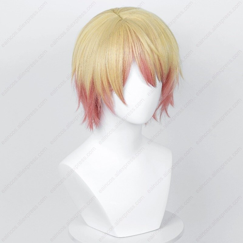 Anime Tenma Tsukasa Cosplay Wig 30cm Short Wigs Heat Resistant Synthetic Hair Halloween