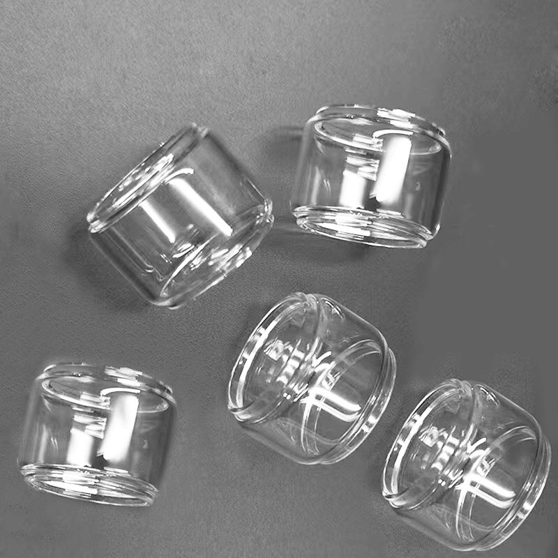 Tanque de vidrio de burbujas para VAPTIO SOLO 2, 4ml, 2, 6ml, repuesto de bombilla, contenedor de vidrio gordo, 5 piezas