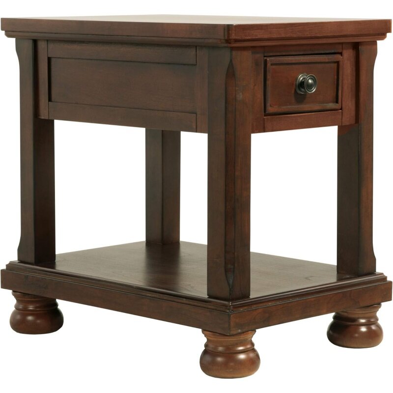 Подпись от Ashley Porter традиционный прямоугольный стол для стула ручной работы, темно-коричневый