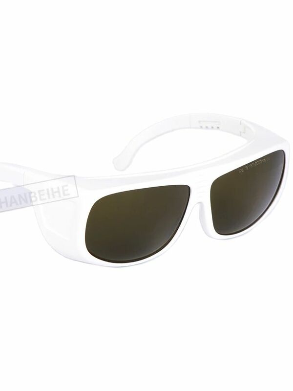 IPL kacamata keselamatan, untuk 190-2000nm CE OD4 dengan wadah hitam dan kain pembersih
