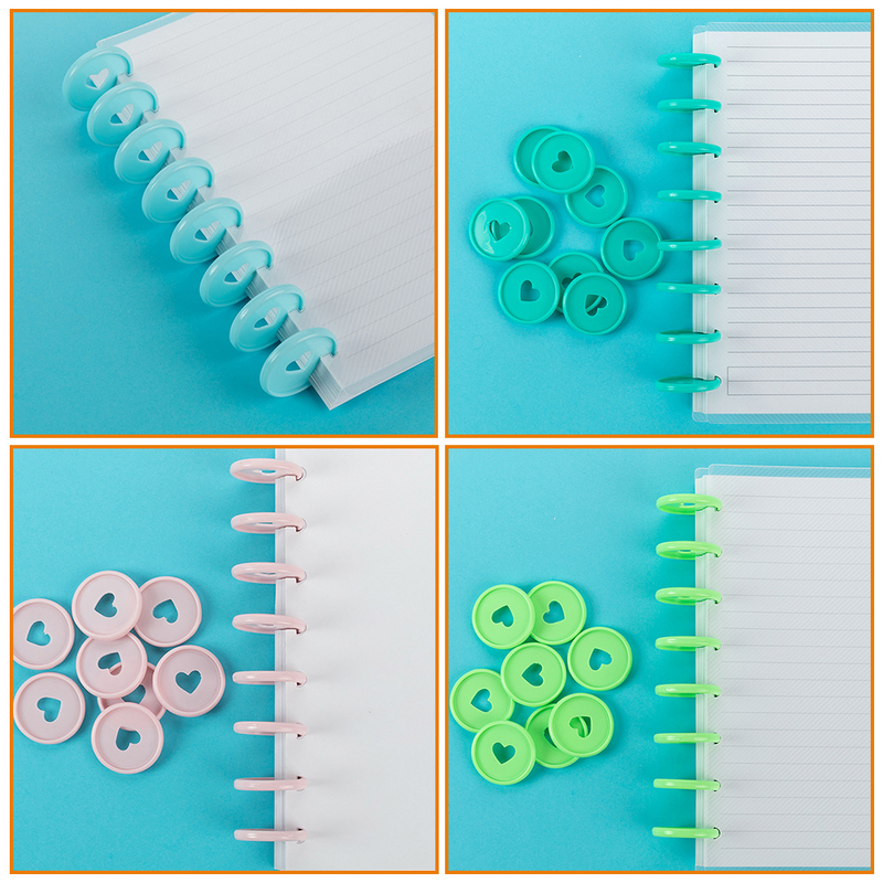 80 buah Notebook buku catatan Binding disc Binding disc Loose-leaf Notebooks