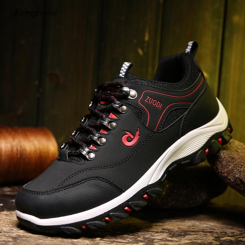 Zapatillas deportivas antideslizantes para hombre, zapatos de deporte masculinos para correr al aire libre, senderismo, montañismo y viajes