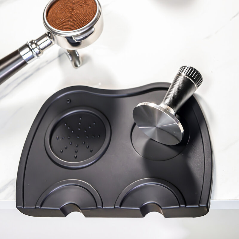 Estera de apisonamiento de café Espresso, almohadilla de esquina de silicona para 51MM, 54MM, 58MM, portafiltro de café, herramienta Barista