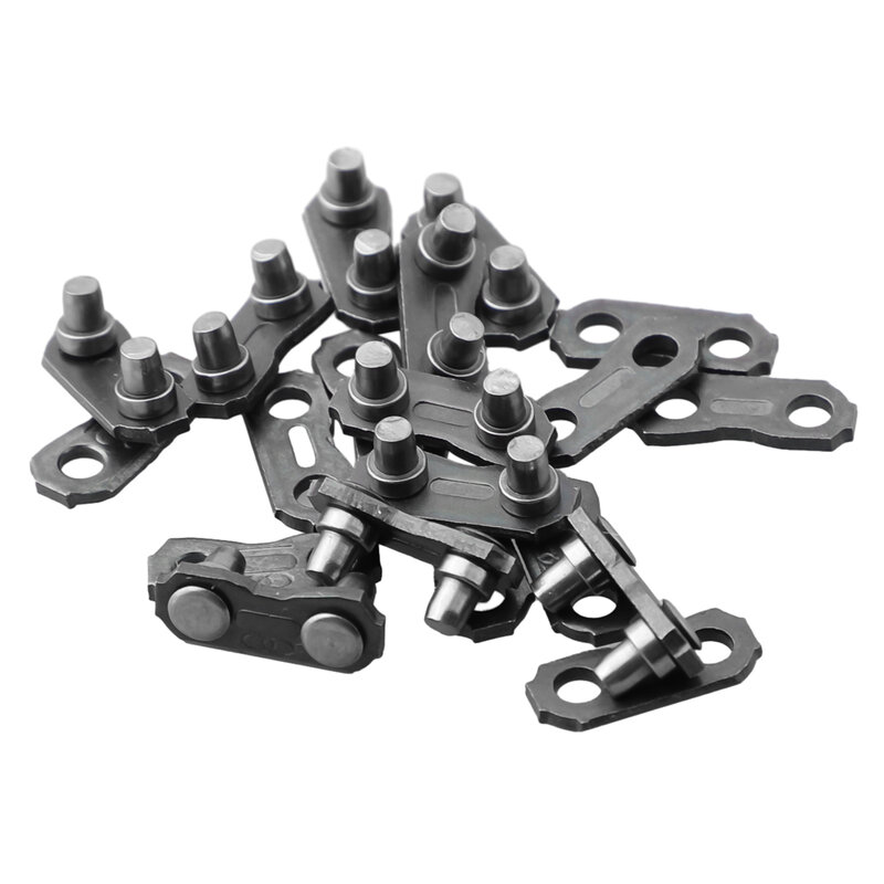 Cadena de motosierra de acero, eslabones para unir cadena 325 058, 1,5x0,5 cm, accesorios de repuesto para herramientas de jardín, 10 piezas