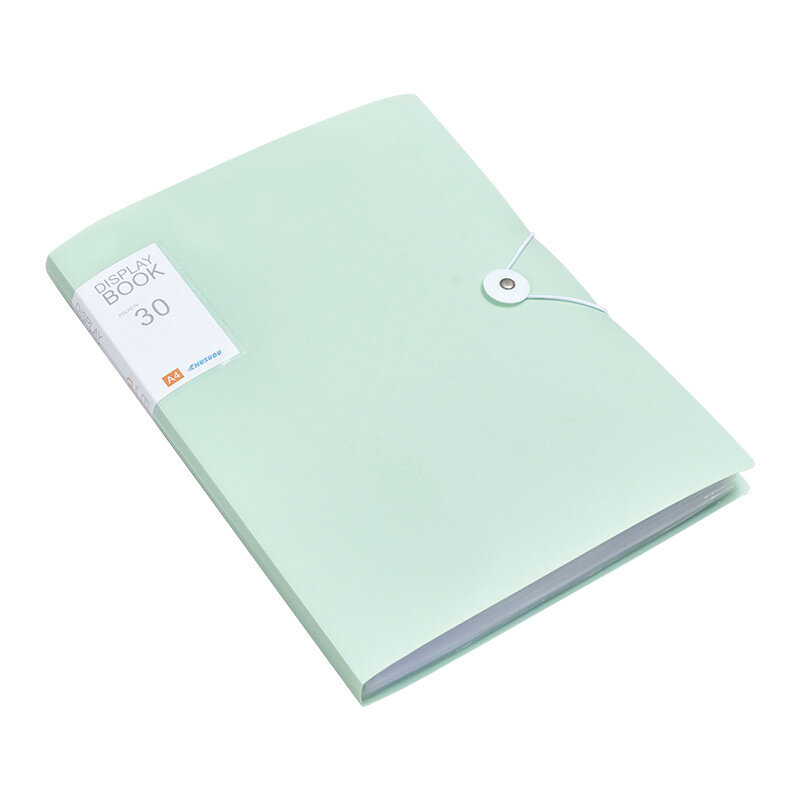 30/60/80/100 halaman Kawaii A4 tas berkas Organizer Data buku Dokumen kapasitas besar Folder pemegang portofolio alat tulis kantor