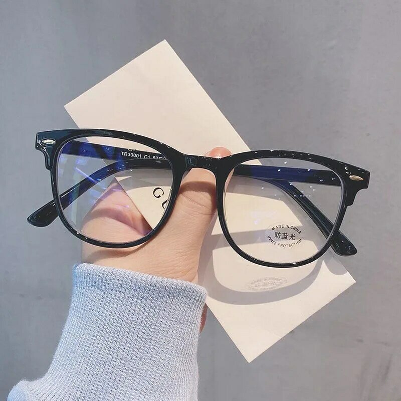 Gafas De miopía terminadas, Gafas Vintage con montura ovalada, bloqueo De luz azul, Gafas De visión cercana, Gafas De Lectura De 0 a-6,0