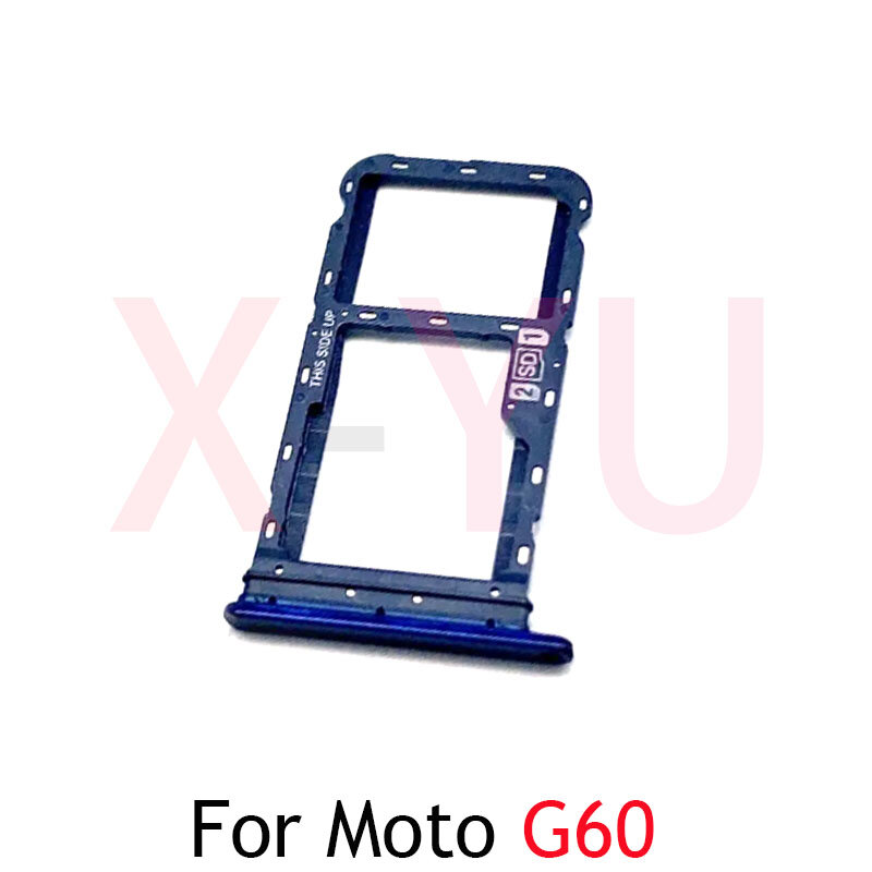모토로라 모토 G60 G60S G04 G14 G84 용 SIM 카드 트레이 거치대 슬롯 어댑터 교체 수리 부품