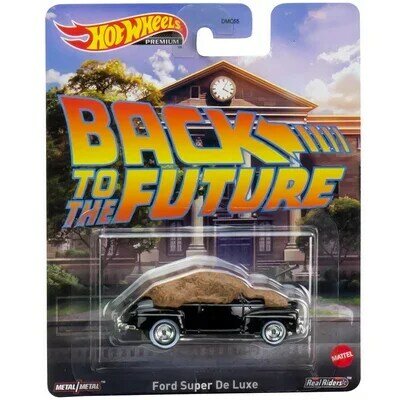 Original ล้อร้อนรถ Back To The Future Time Machine DMC Diecast 1:64โลหะ Voiture คอลเลกชันรถเด็กของเล่นของขวัญ
