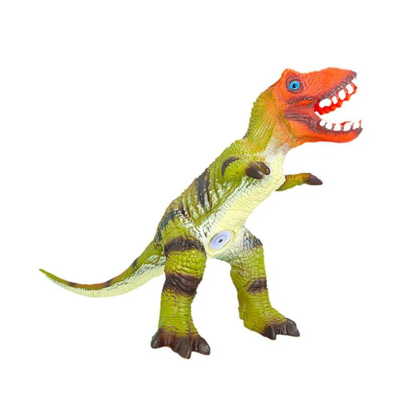 โมเดลไดโนเสาร์จำลองสัตว์แบบเจลนุ่มเสียงเหมือนจริงของขวัญและของเล่นไดโนเสาร์ปลอดภัยสำหรับเด็ก Z5M2