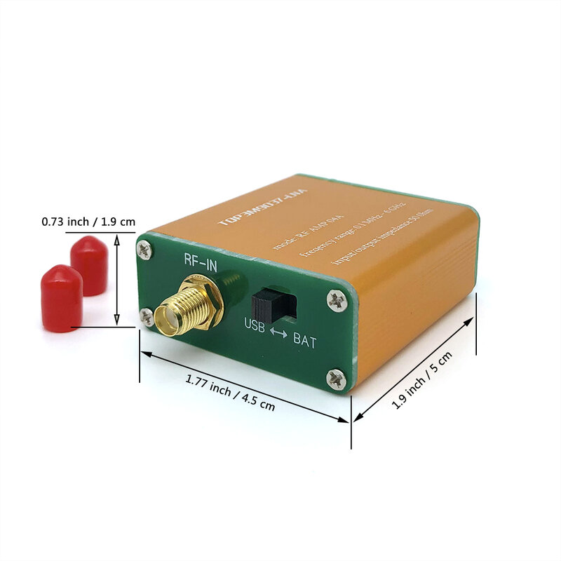 AMPLIFICADOR DE banda completa 100k-2GHz RF AMP 100k-6GHz, preamplificador de alta linealidad, aumento de ruido ultrabajo