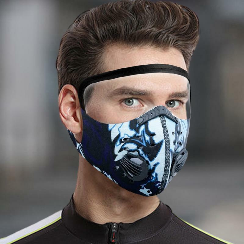 Protector facial reutilizable para ciclismo, válvula de aire a prueba de polvo y viento para un rendimiento anticontaminación en su equipo de ciclismo