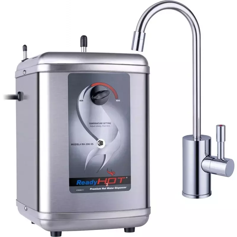 Système de distribution d'eau chaude instantanée, 41-RH-200-F570-CH, à levier unique, cadran manuel de 2.5 pintes, poli C