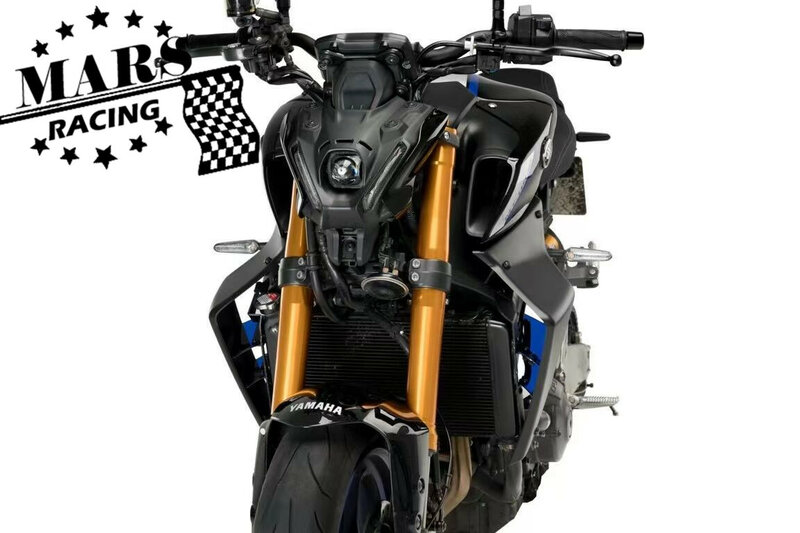 Motocicleta Sports Downforce Spoilers lado nu, defletor aerodinâmico da asa do vento, YAMAHA MT-09 FZ09 2021 2022 2023, Novo