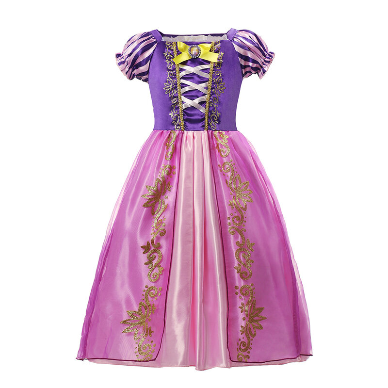 Disney Girl Princess Dress Kids Anna Rapunzel cenerentola biancaneve Aurora Sofia Costume di Halloween vestito da festa di compleanno per bambini