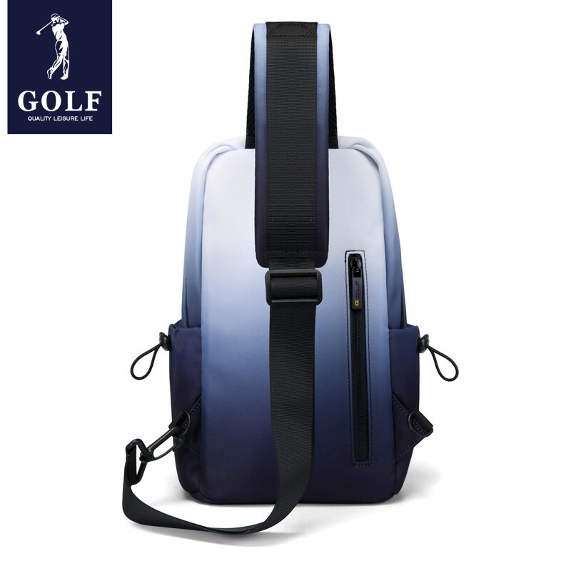 Мужская нагрудная сумка GOLF, новинка 2023, градиентная сумка через плечо, модная брендовая сумка через плечо, повседневная спортивная Холщовая Сумка