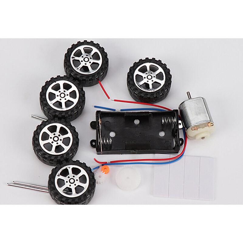 Esperimento scientifico auto elettrica assemblare Kit di legno giocattoli educativi per bambini tecnologia costruzione di modelli apprendimento Brinquedos