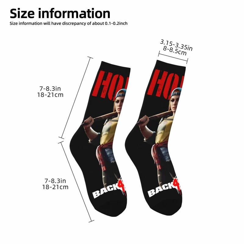 Носки мужские компрессионные, смешные сумасшедшие носки с принтом, в стиле хип-хоп, в стиле Харадзюку, с надписью B-Back 4, повседневные