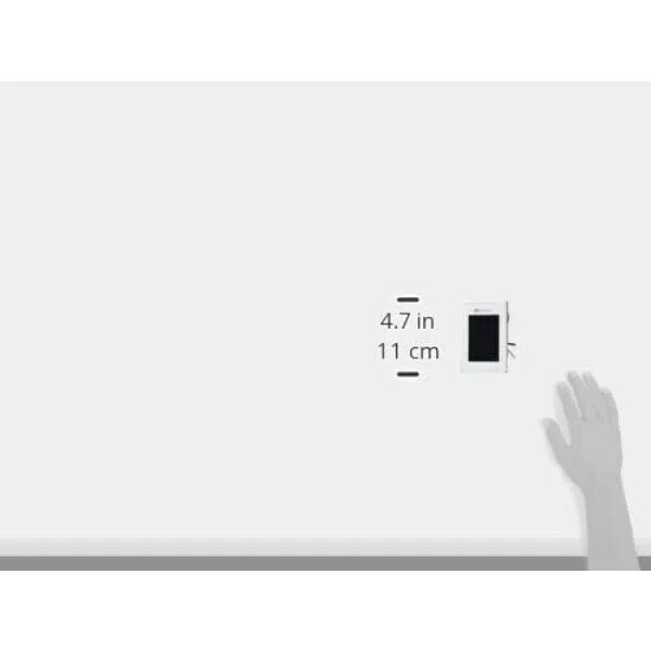 SunTouch Command layar sentuh, termostat dapat diprogram [universal] Model 500850 (profil rendah, kontrol panas lantai ramah pengguna