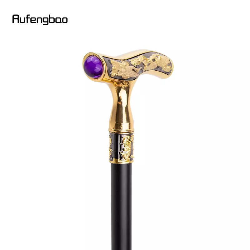 Пурпурный драгоценный камень Crane для ходьбы, модная декоративная трость для джентльмена, элегантная ручка для ходьбы, круглая, 93 см