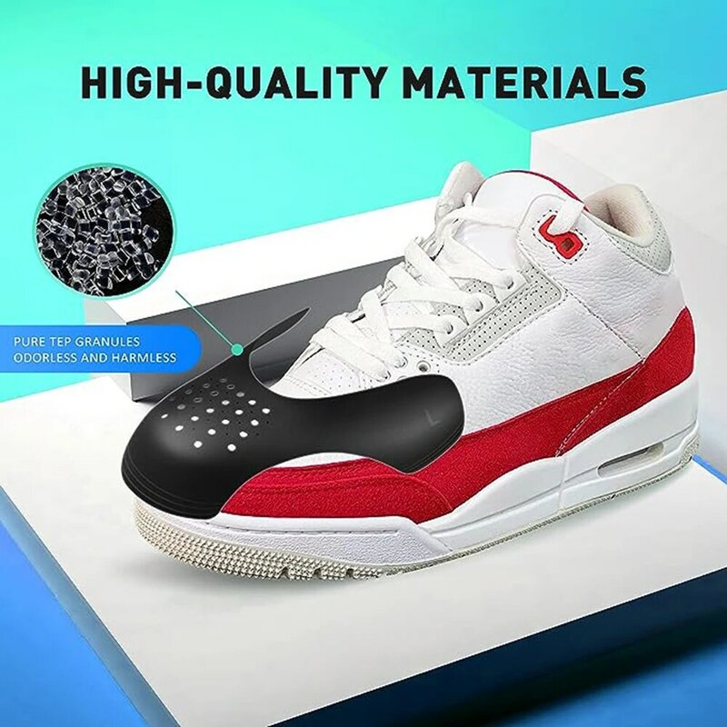 60Pcs Chaussure Anti Pli Protecteur pour Sneakers Protection Anti-rides pour Chaussures Toe Caps Support Ball Shoe Civière en gros