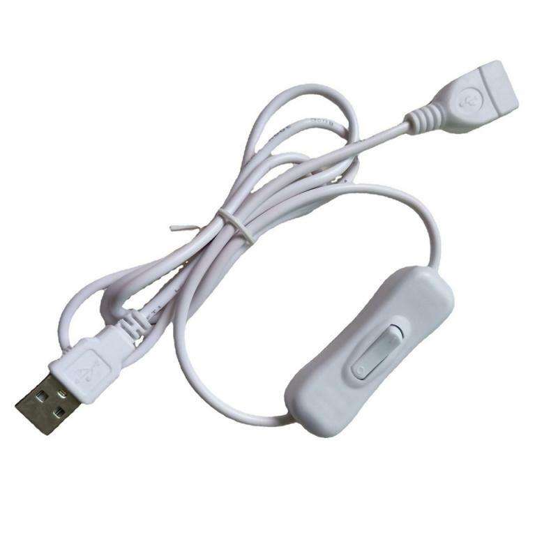 RYRA-Cable de extensión USB de 100cm, adaptador de Cable de encendido/apagado, Cable de datos macho a maestro, accesorios de fuente de alimentación