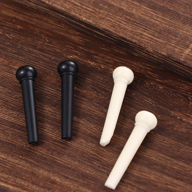 12pcs Acoustic Guitar Bridge Pin Fixed Tuning Tone Durable Tailpiece Performance School String Nail Pegs Musical Instruments
