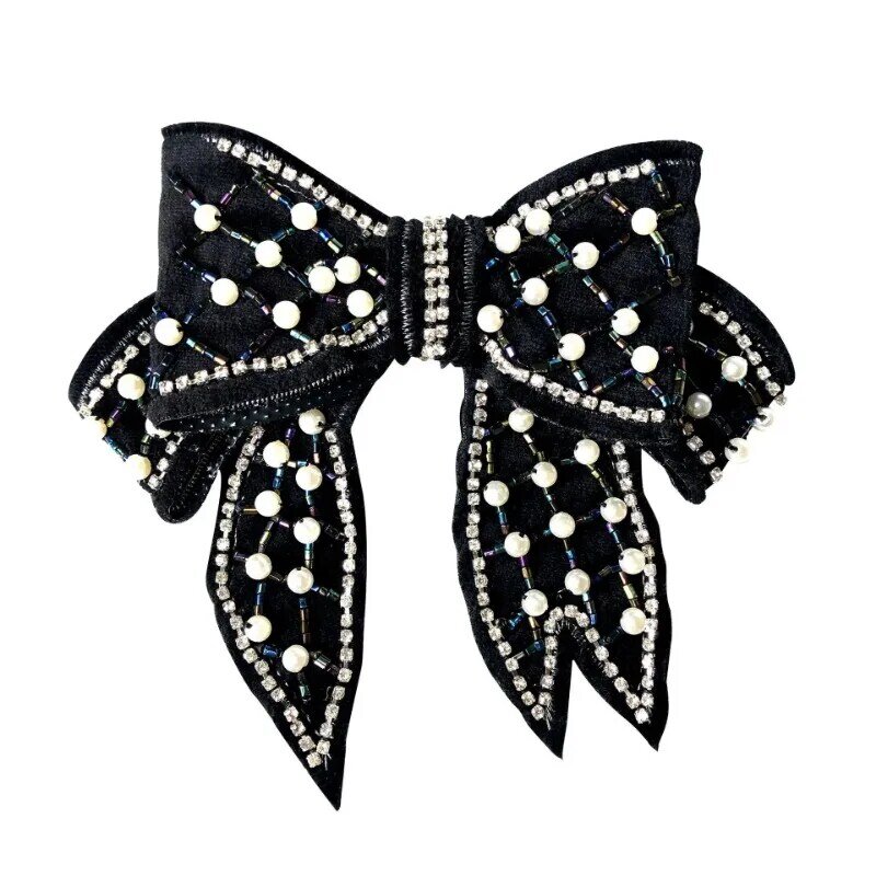 Nuova versione coreana tessuto perla papillon spilla moda camicia da donna britannica abito abbigliamento accessori regalo colletti fiocco fiore