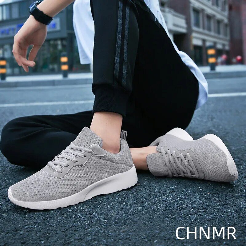 Men's Casual Sports Shoes Low Top Comfortable Running Breathable Fashion Non-slip Trend All-match Elastic Large Size 38-47