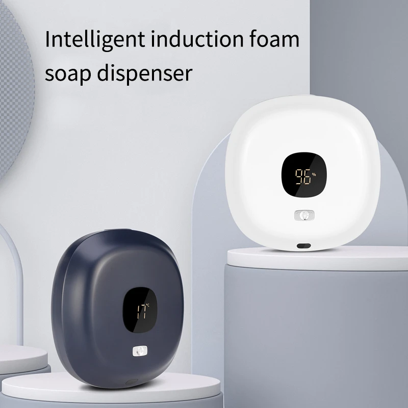 Dispenser sabun busa otomatis, Mesin cuci tangan cerdas untuk kamar mandi dengan pengisian daya USB kualitas tinggi bahan ABS