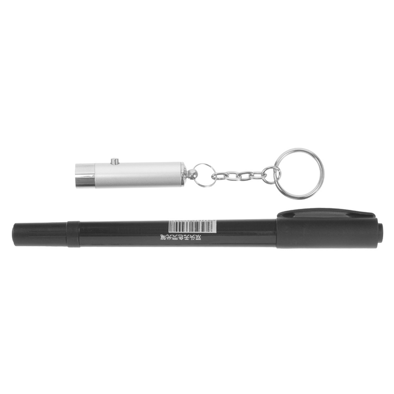 ปากกาหมึกที่น่าเชื่อถือปากกาเน้นข้อความแบบ UV ปากกาเน้นข้อความแบบพกพามีโคมไฟขนาดกะทัดรัด