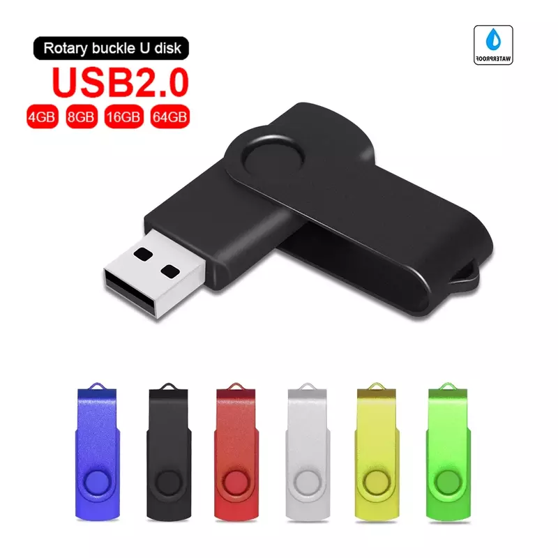 Clé USB rotative haute vitesse pour smartphones et tablettes, adaptateur de type C, clé USB, 256 Go, 64 Go, 32 Go, 16 Go, 8 Go, 128 Go